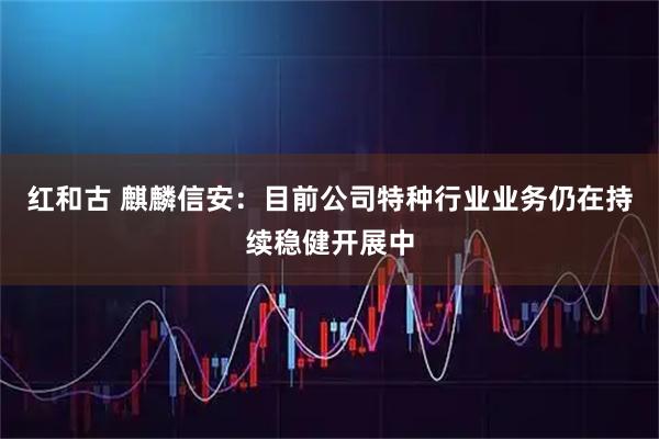 红和古 麒麟信安：目前公司特种行业业务仍在持续稳健开展中