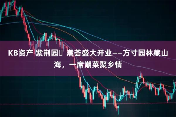 KB资产 紫荆园・潮荟盛大开业——方寸园林藏山海，一席潮菜聚乡情